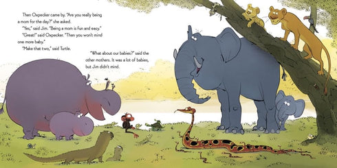 GRUMPY MONKEY MOM FOR A DAY W/ STICKERS - LANG. SUZANNE